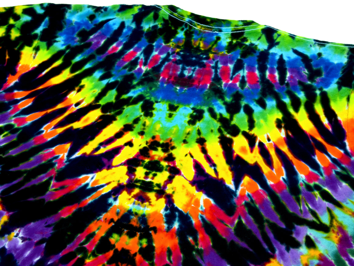 Medium Tie Dye T-Shirt - Experimental Marijuana Leaf