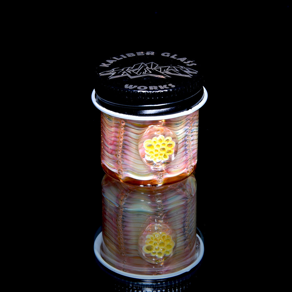 Lidded Airtight Baller Jar - Fume Bubble Trap Wrap & Rake w/ UV Millie