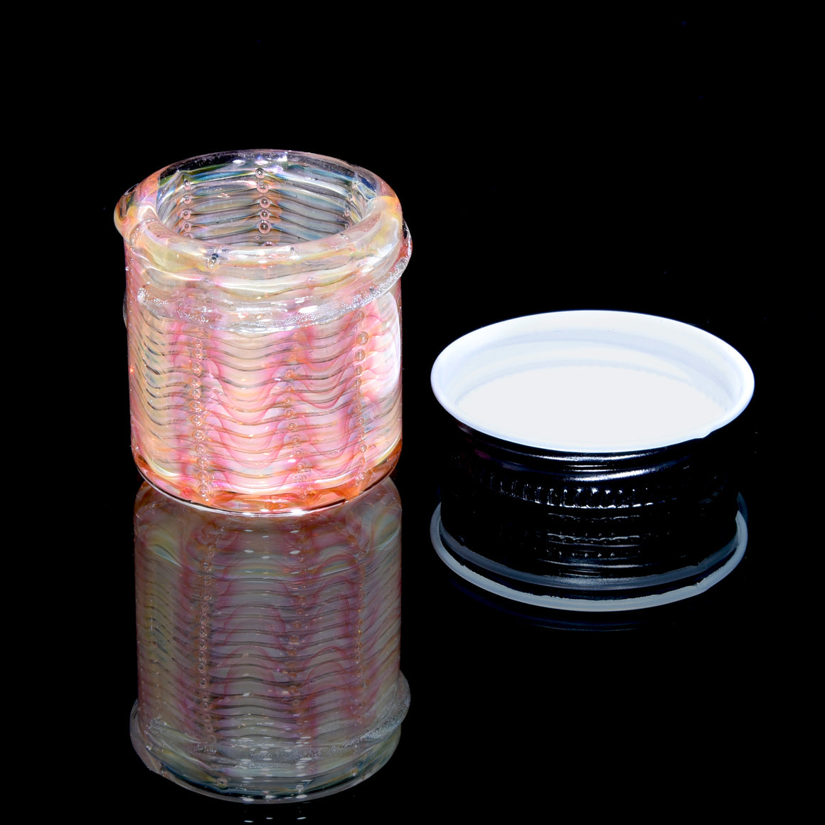 Lidded Airtight Baller Jar - Fume Bubble Trap Wrap & Rake w/ UV Millie