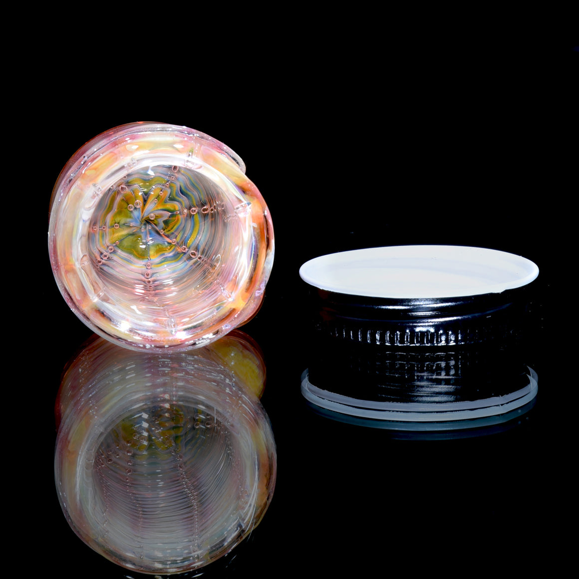 Lidded Airtight Baller Jar - Fume Bubble Trap Wrap & Rake w/ UV Millie