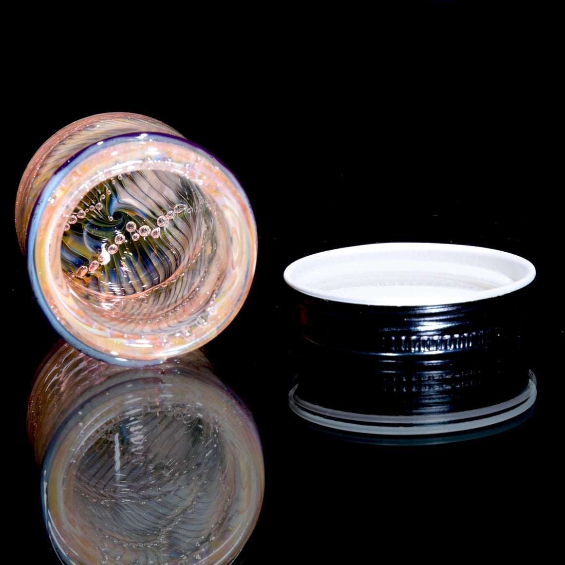 Lidded Airtight Baller Jar - Fume Bubble Trap Wrap & Rake