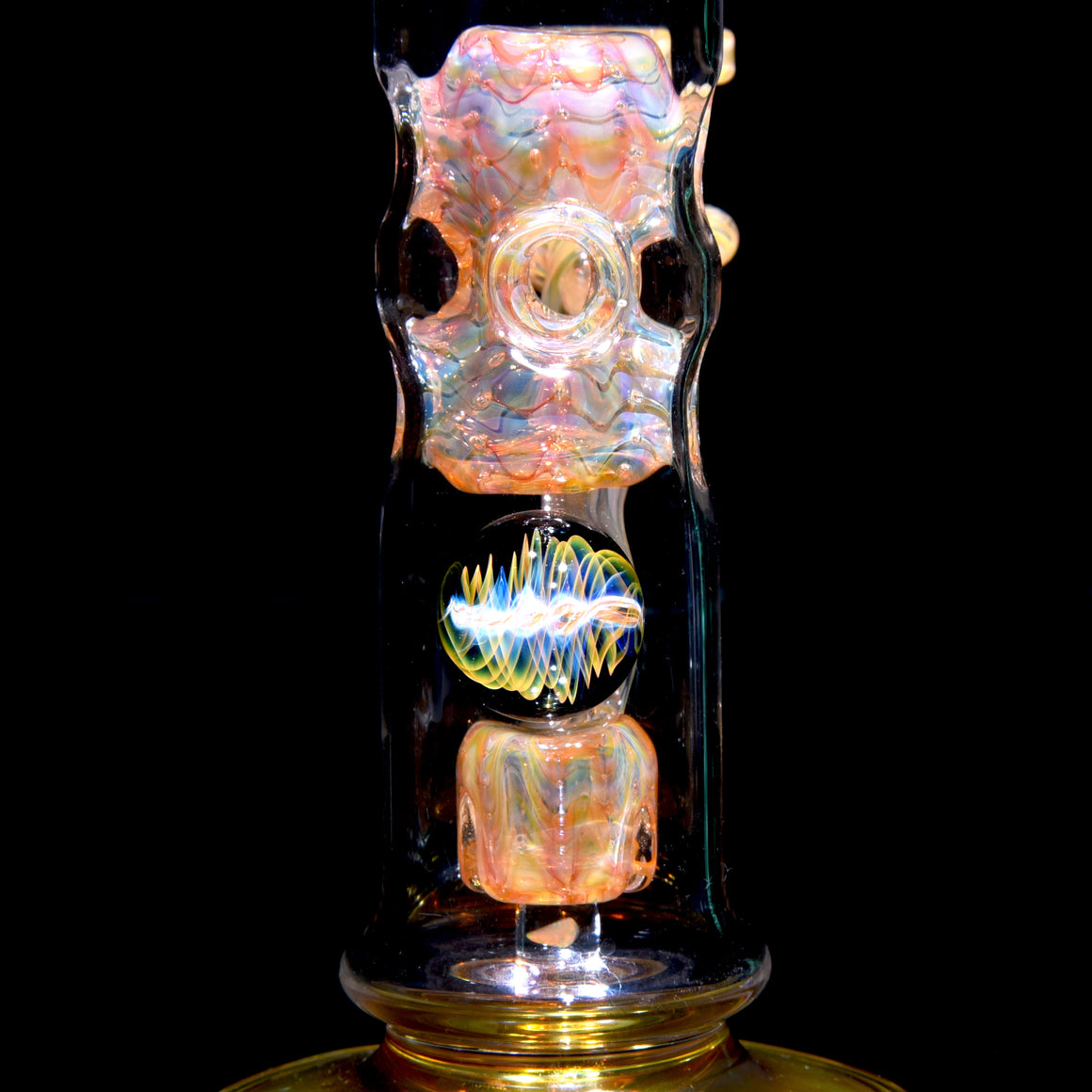 Fumed Straight Fab w/ Fume Swirl Marble - 10mm Female