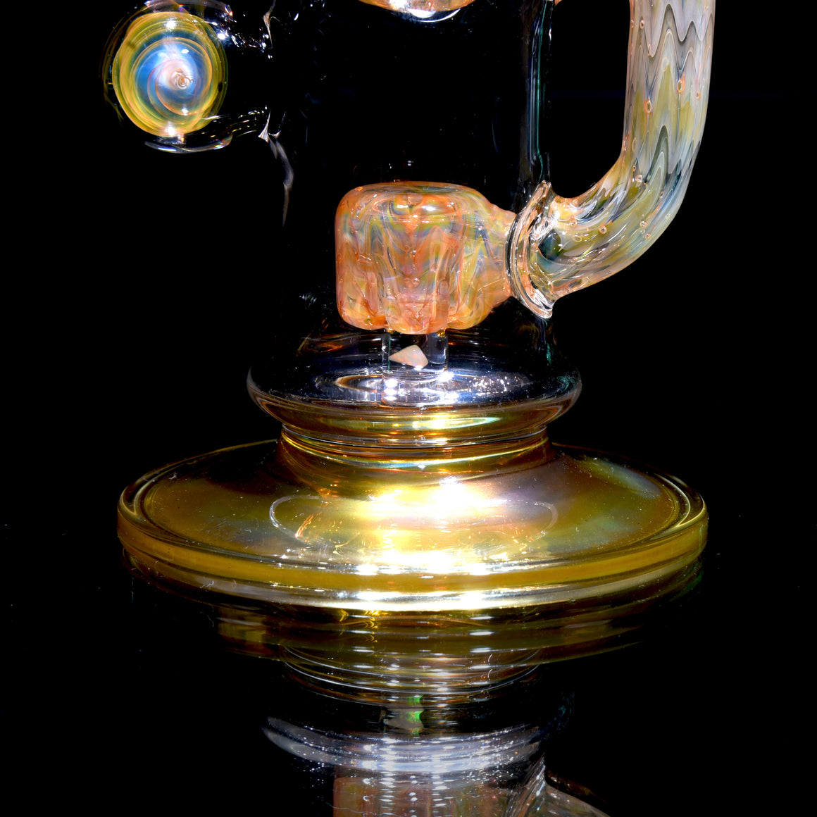 Fumed Straight Fab w/ Fume Swirl Marble - 10mm Female