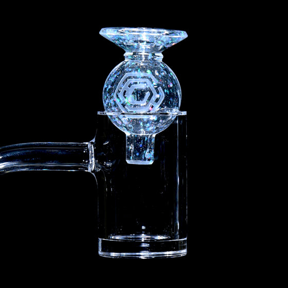 Crushed Opal Bubble Cap w/ Sandblasted Logo