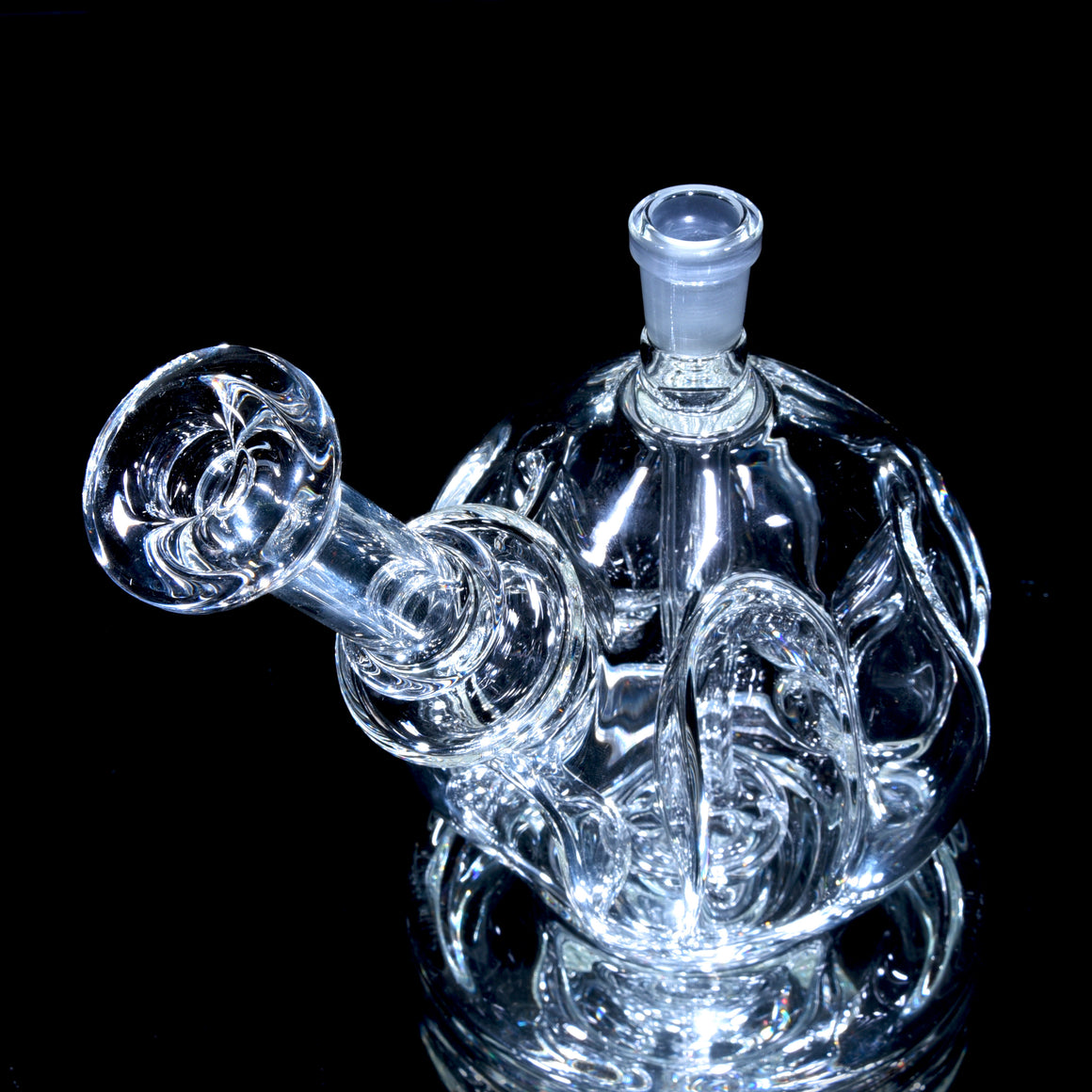 Swiss Sphere Bubbler Rig - Clear - 14mm Female