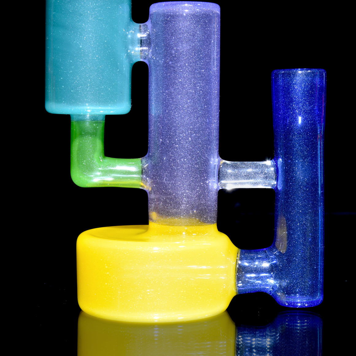 Recycling Colorform Rig - Transparent Rainbow -  14mm Female