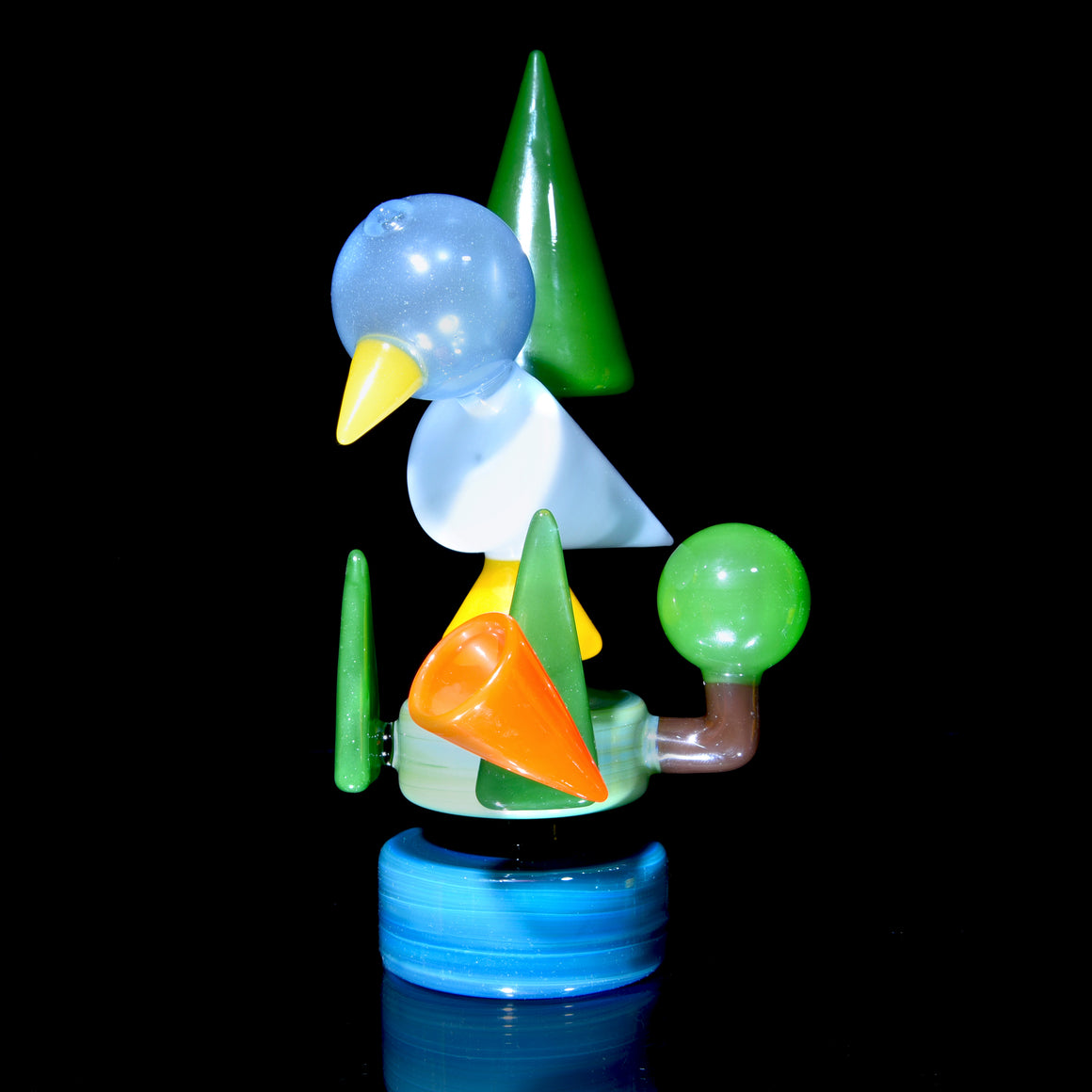 "Birdy in its Natural Habitat" Colorform Rig w/ Slide -  14mm Female