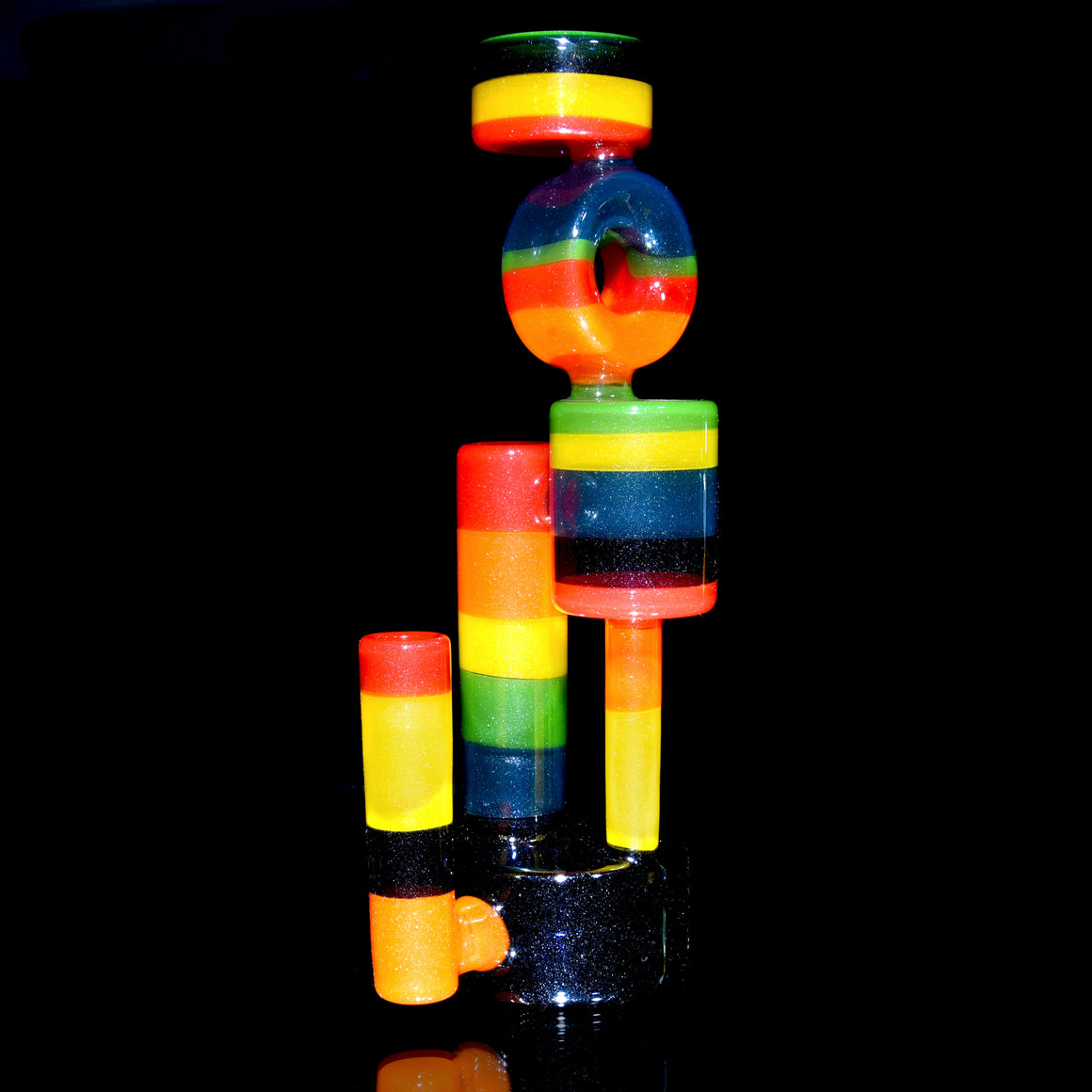 Recycling Colorform Rig - Rainbow Encalmo -  14mm Female