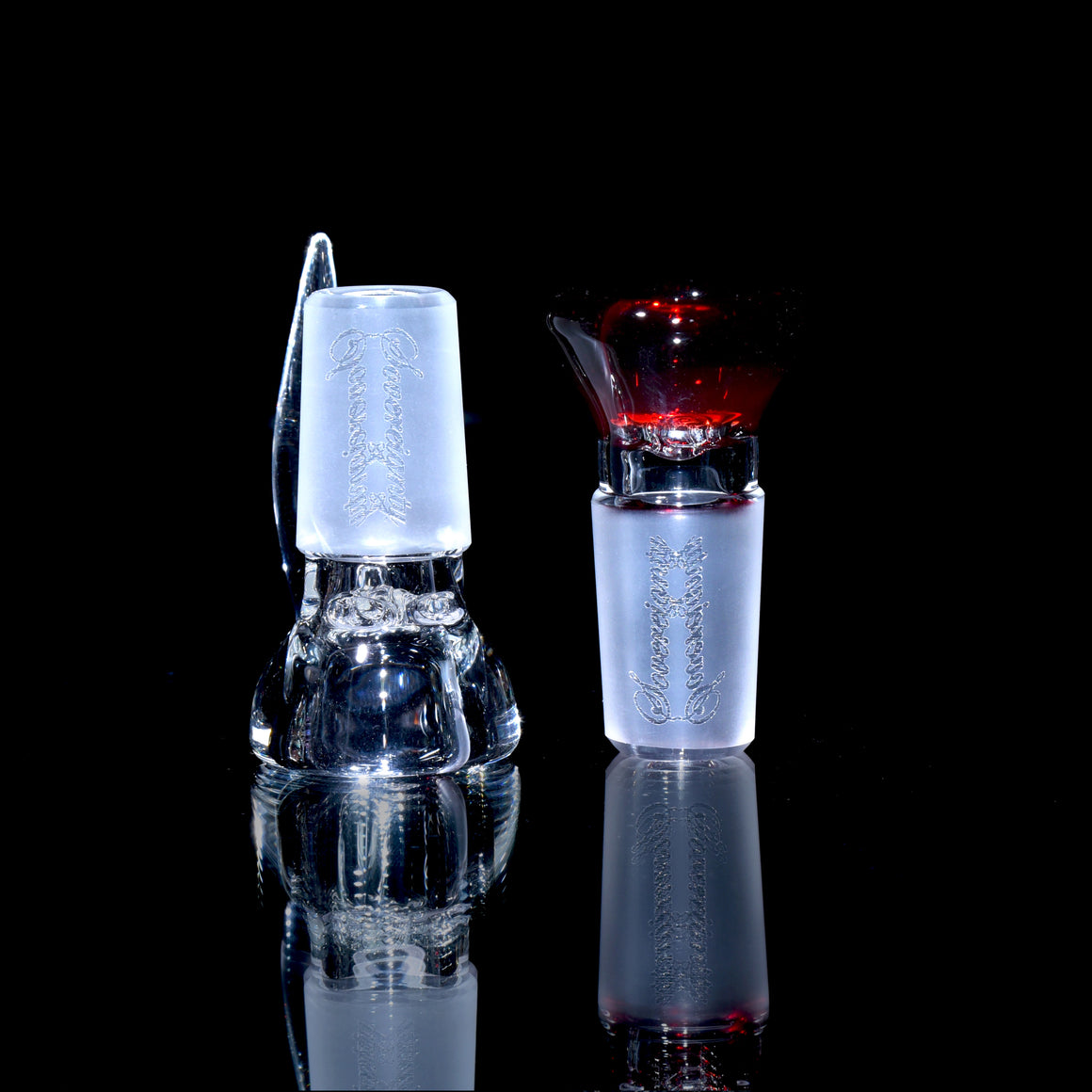 44mm Fixed 4 Straight Tube w/ KJH Millie & Matching Fruit Basket Slide - 18mm Male