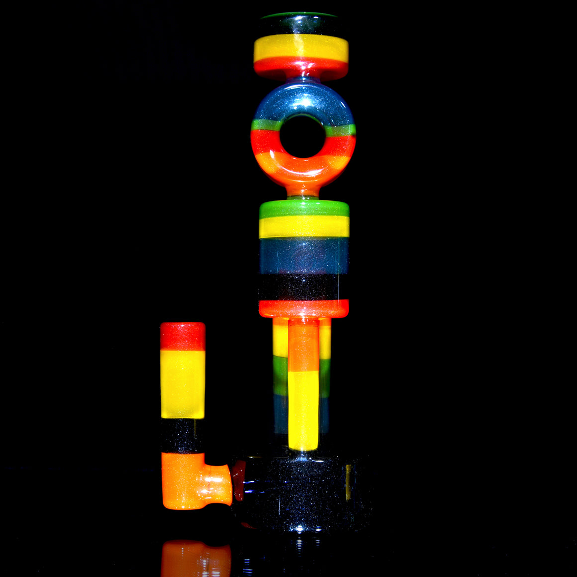 Recycling Colorform Rig - Rainbow Encalmo -  14mm Female