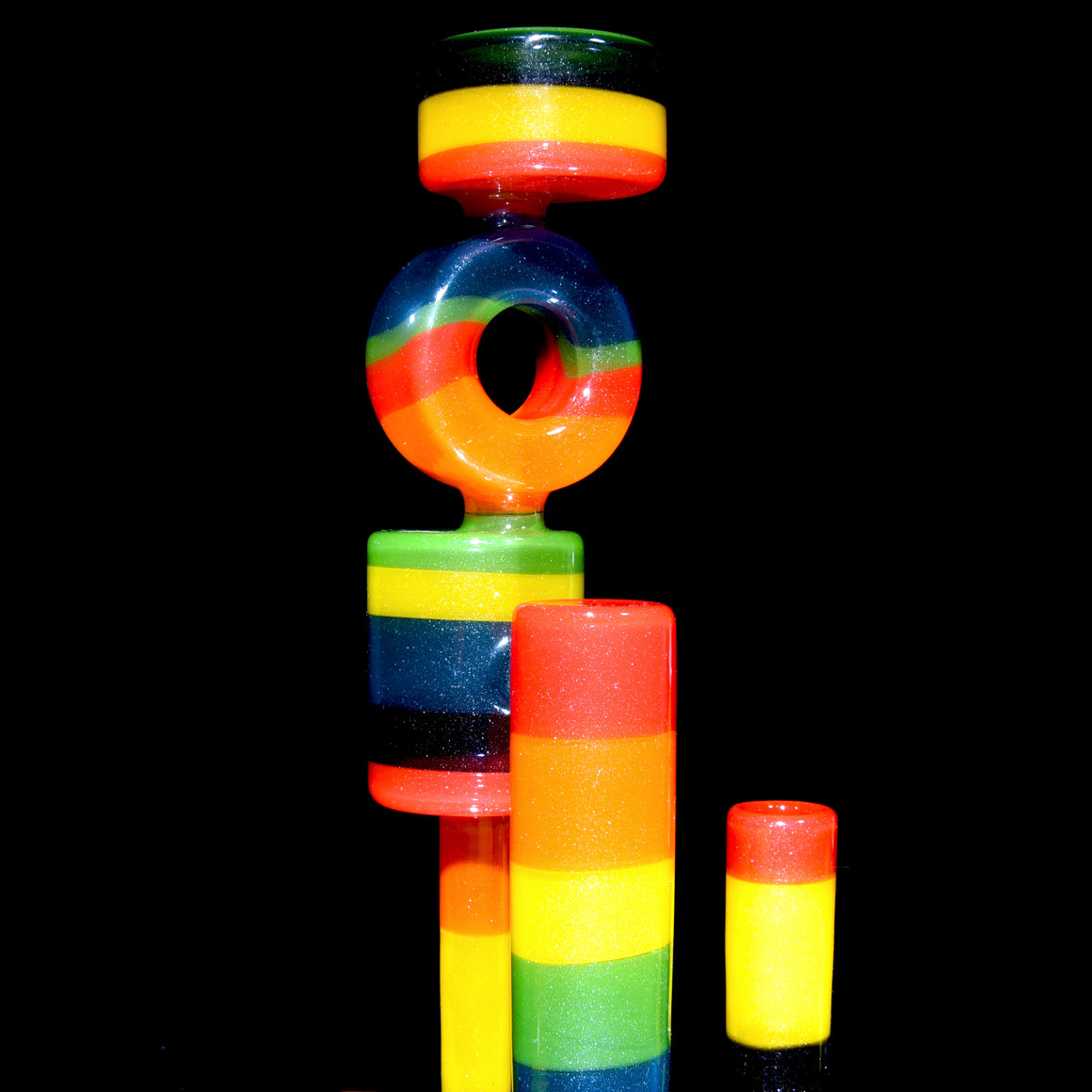 Recycling Colorform Rig - Rainbow Encalmo -  14mm Female