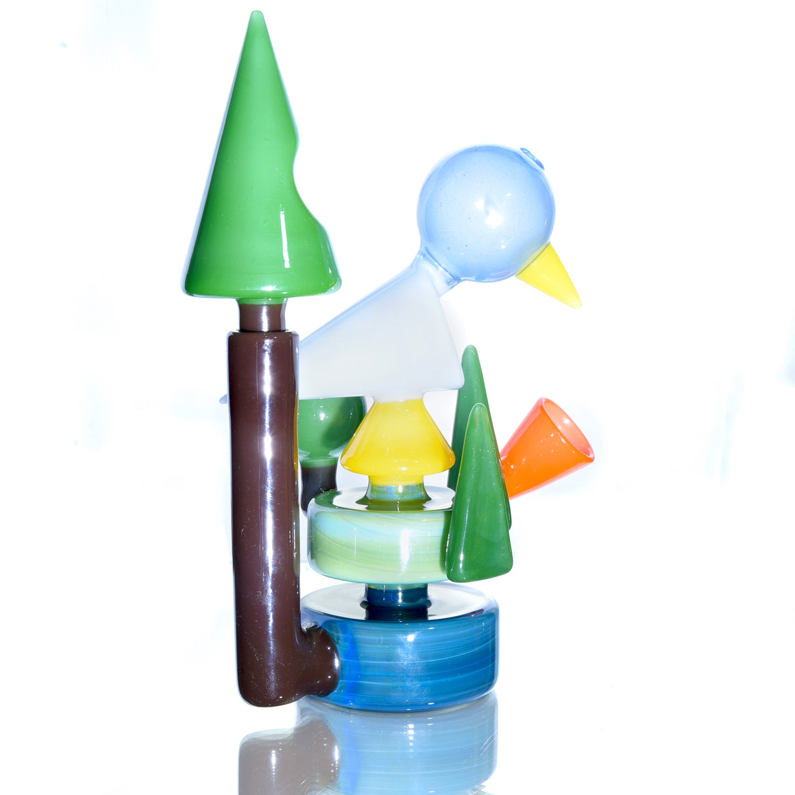 "Birdy in its Natural Habitat" Colorform Rig w/ Slide -  14mm Female