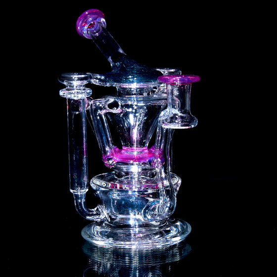 R3 Quad-uptake Triple-drain Recycler - Karmaline/Blue Stardust - 14mm Female