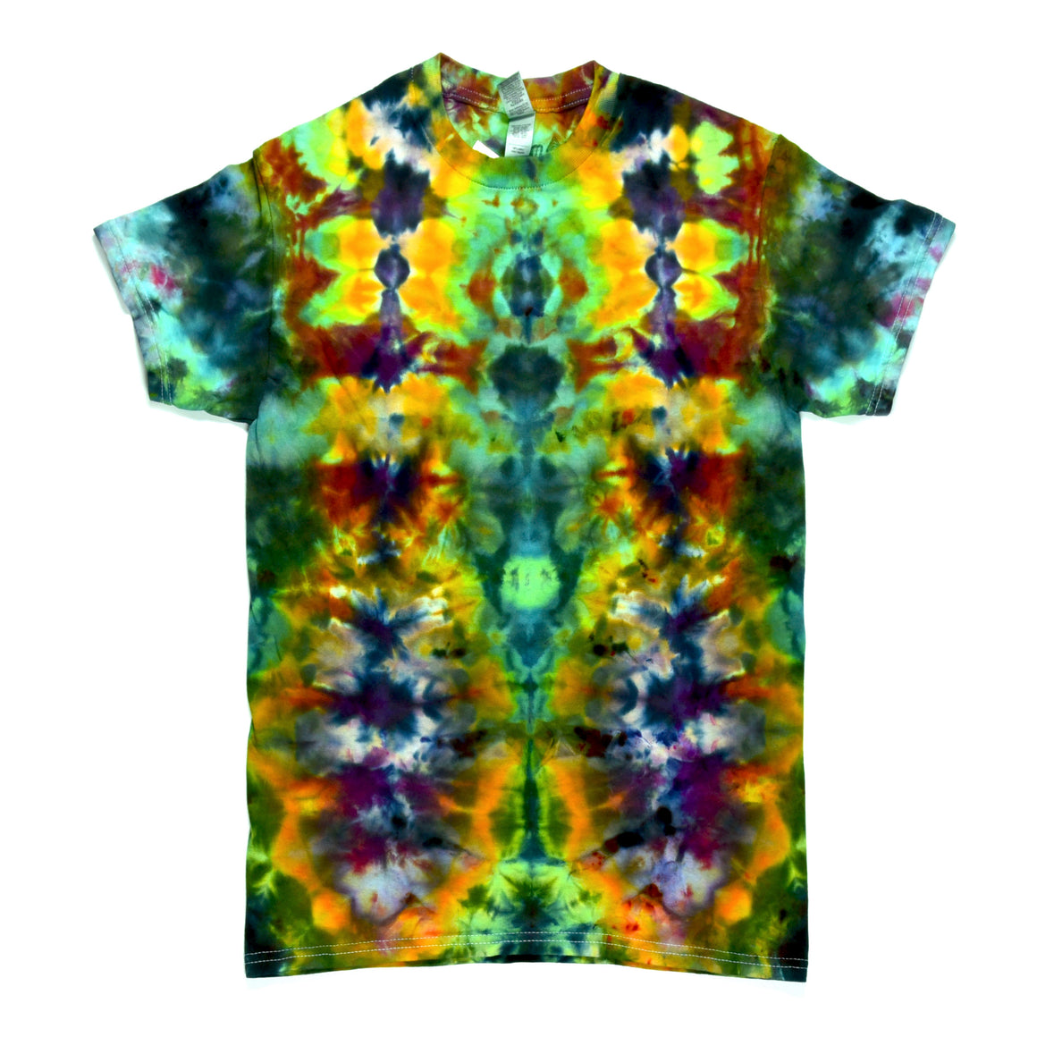 Small Tie Dye T-Shirt - Full Rainbow Pattern