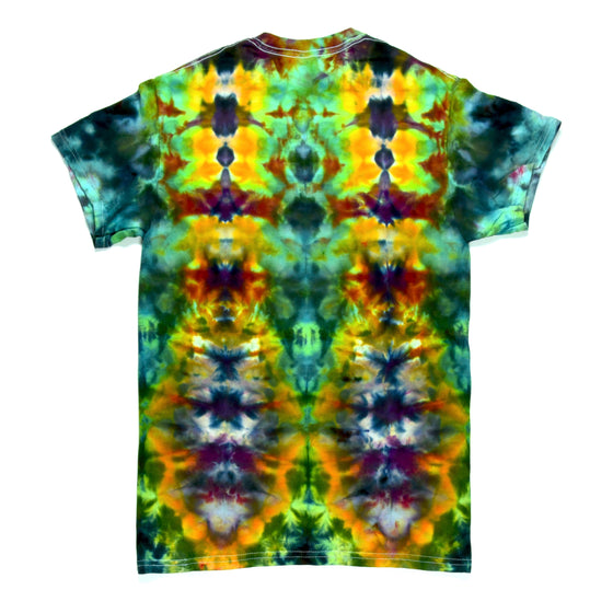 Small Tie Dye T-Shirt - Full Rainbow Pattern