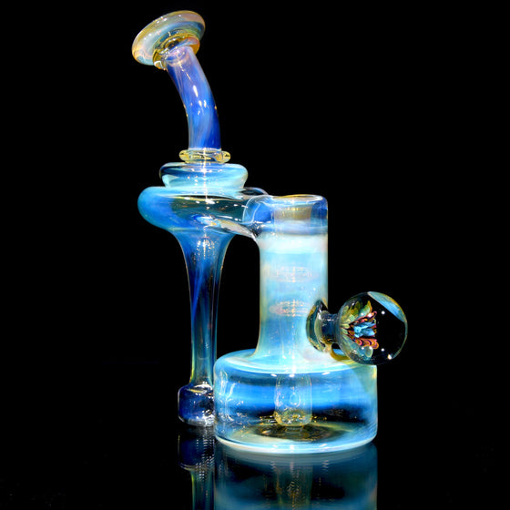 Fully-fumed Refined Bell Recycler w/ Signature Marble - 14mm Female