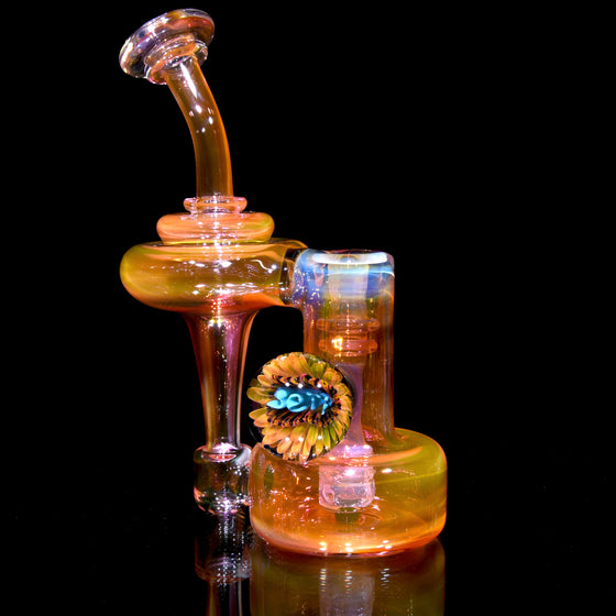 Fully-fumed Refined Bell Recycler w/ Signature Marble - 10mm Female