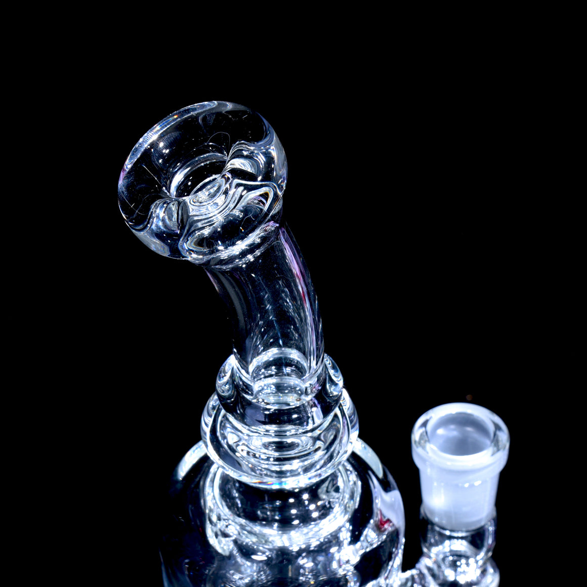 Mini Narrow Can Double-uptake Tornada Recycler - Clear - 14mm Female