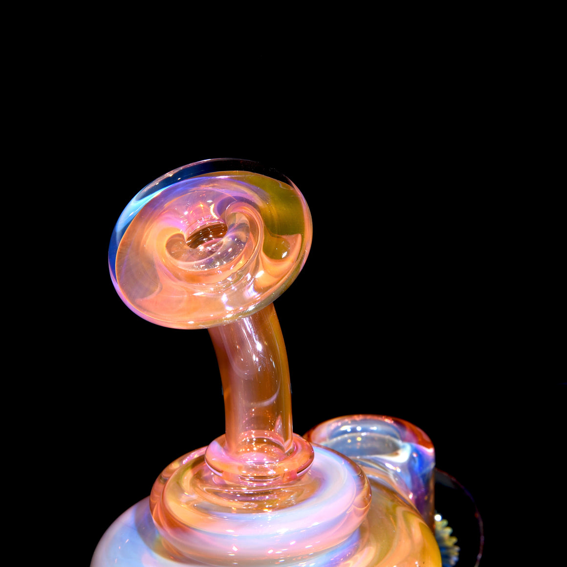 Fully-fumed Refined Bell Recycler w/ Signature Marble - 14mm Female