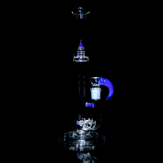 Accented Mini UpGrid G-line Double Bore Tube w/ 4-hole Horned Slide - Stargazer - 18mm Female