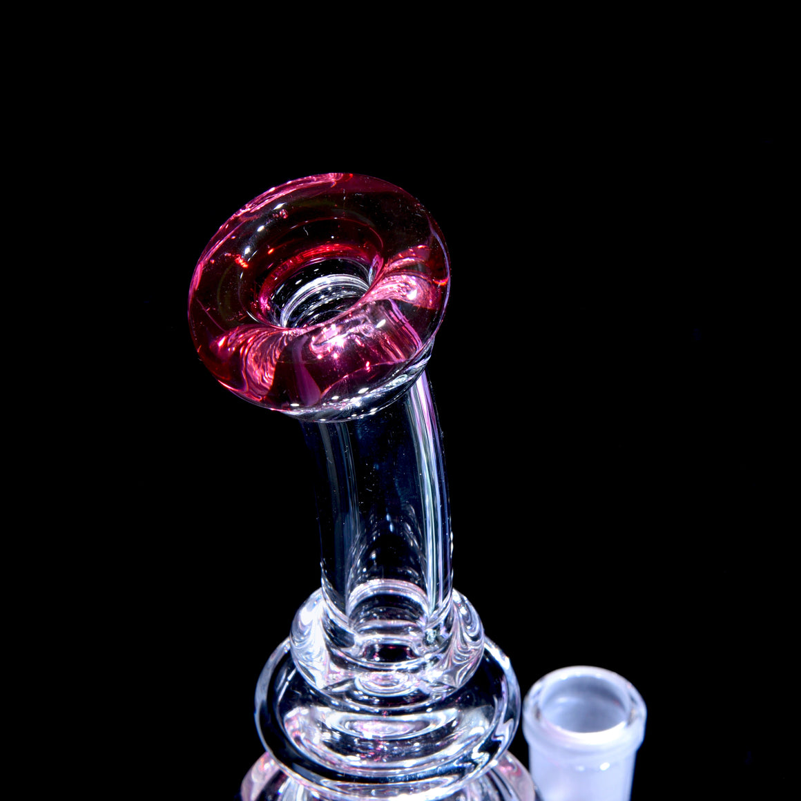 Mini Narrow Can Double-uptake Klein Recycler - Gold Ruby - 14mm Female