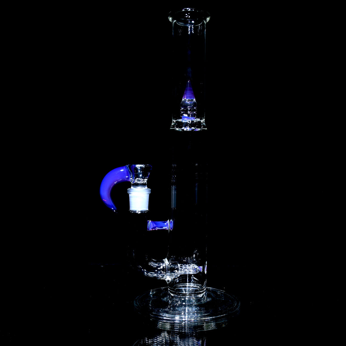 Accented Mini UpGrid G-line Double Bore Tube w/ 4-hole Horned Slide - Stargazer - 18mm Female
