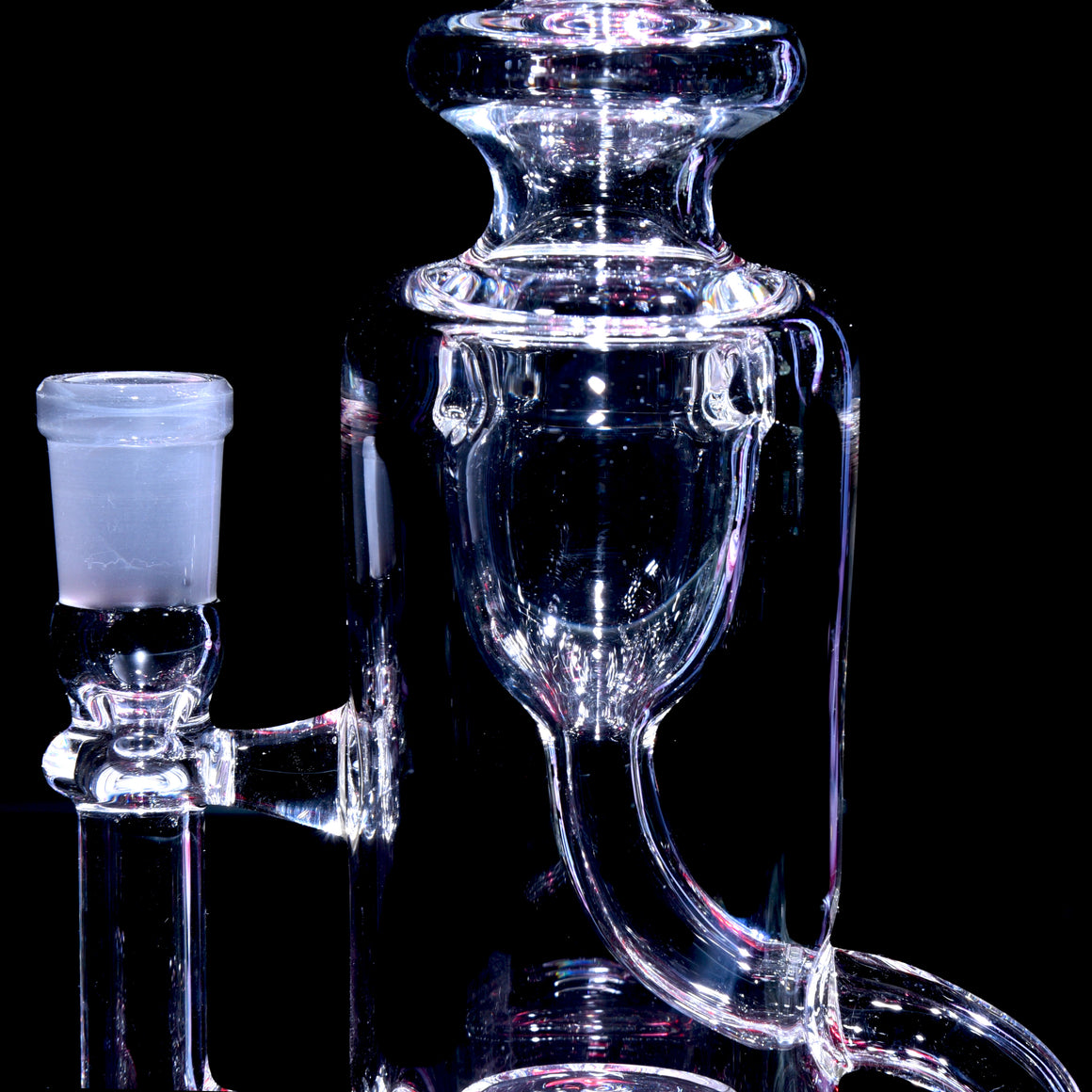 Mini Narrow Can Double-uptake Klein Recycler - Gold Ruby - 14mm Female