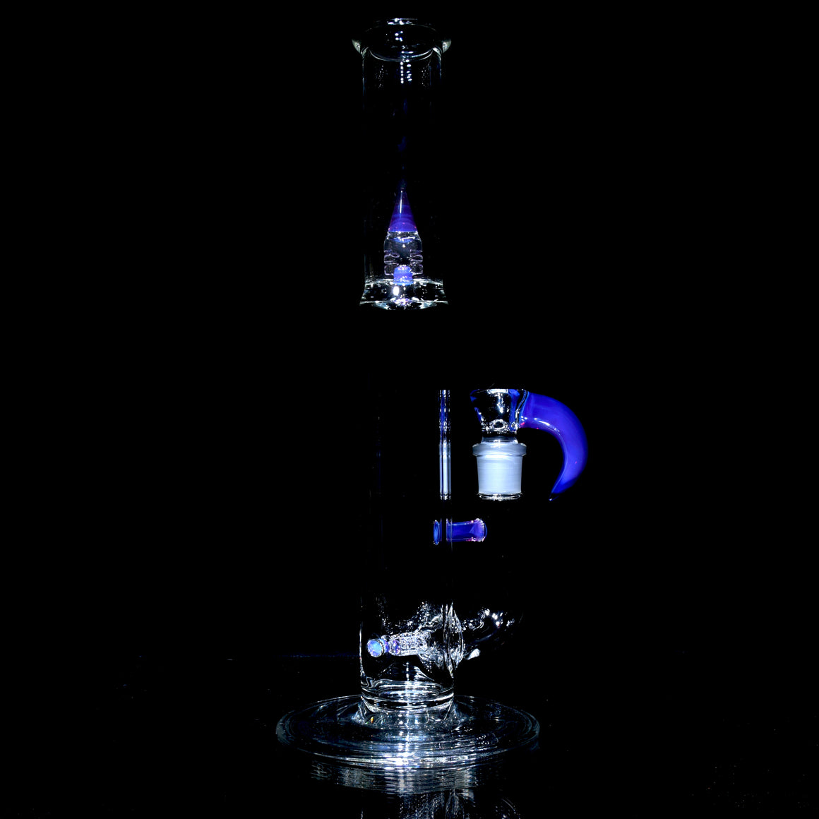 Accented Mini UpGrid G-line Double Bore Tube w/ 4-hole Horned Slide - Stargazer - 18mm Female