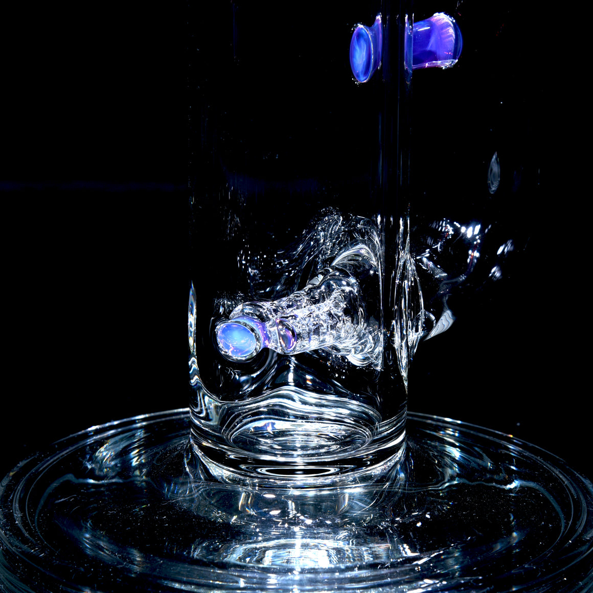 Accented Mini UpGrid G-line Double Bore Tube w/ 4-hole Horned Slide - Stargazer - 18mm Female