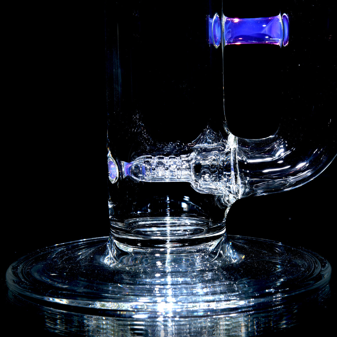 Accented Mini UpGrid G-line Double Bore Tube w/ 4-hole Horned Slide - Stargazer - 18mm Female