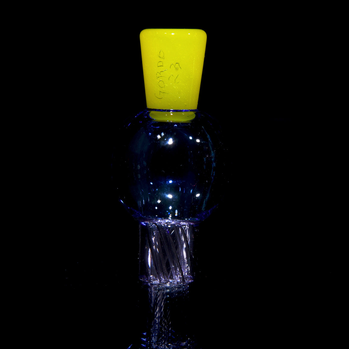 Full-color Ti Signed RipTide Bubble Cap - Nightshade/Blue Dream/Lemon Drop