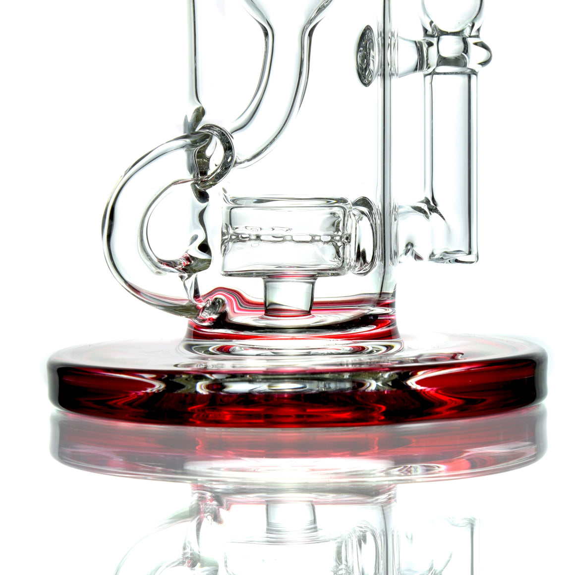 Mini Narrow Can Double-uptake Klein Recycler - Gold Ruby - 14mm Female