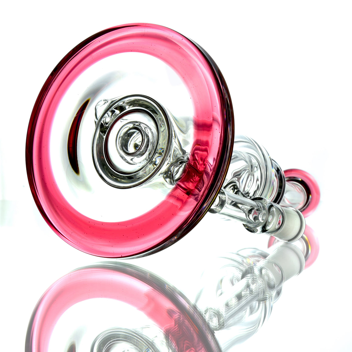 Mini Narrow Can Double-uptake Klein Recycler - Gold Ruby - 14mm Female
