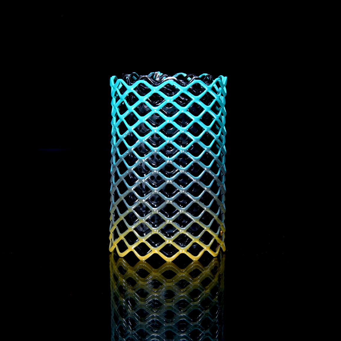 Mamba Guardz - Custom Nozzle Heat Shield for Blazer Big Shot GT8000 - Turquoise/Yellow/Gray