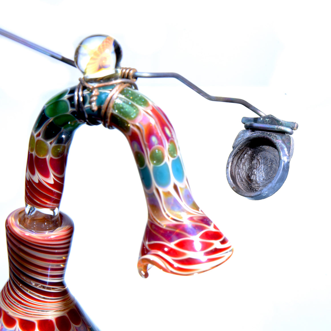 Dotstack Marble Rig w/ detachable Kettle Curve Downstem - 14mm Female