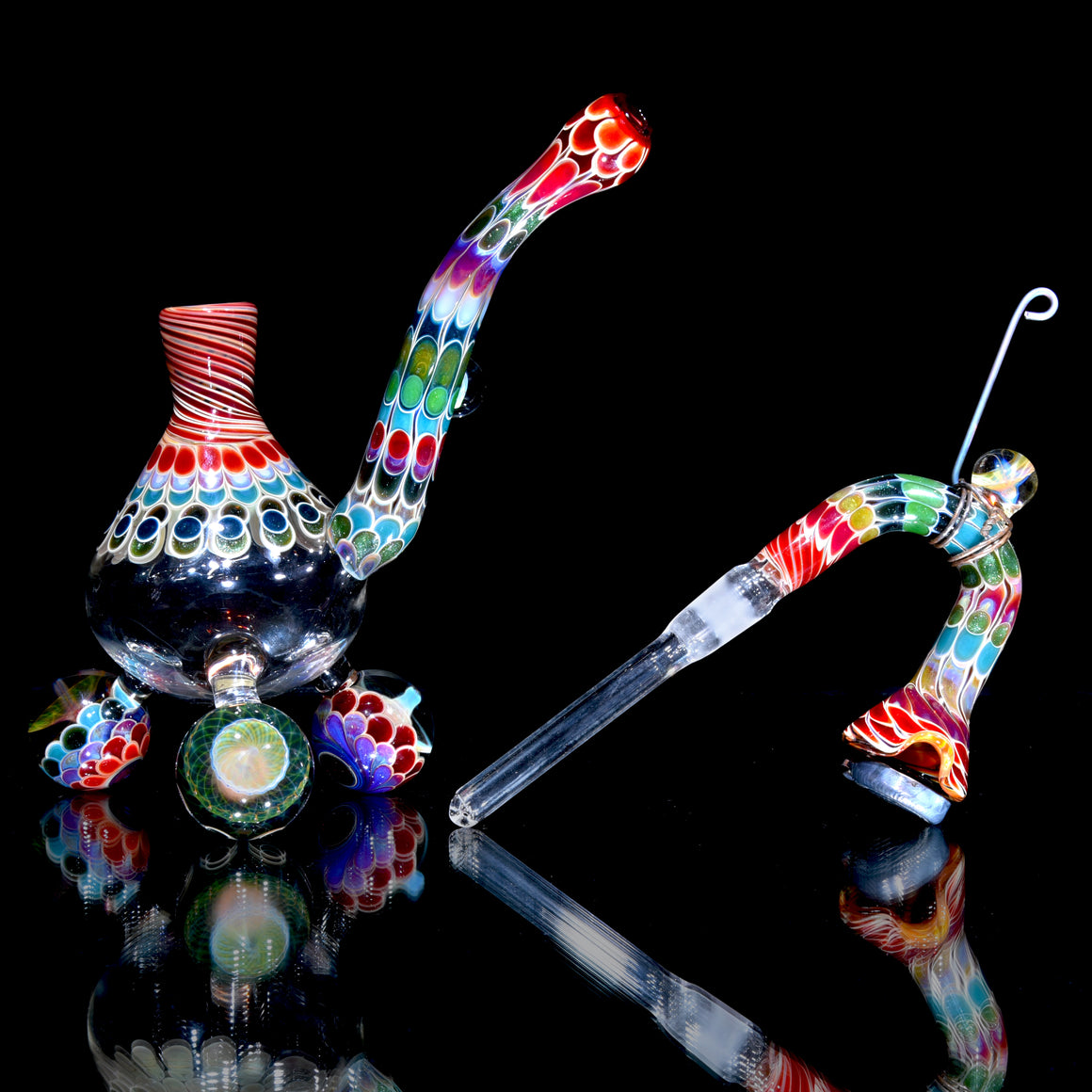 Dotstack Marble Rig w/ detachable Kettle Curve Downstem - 14mm Female