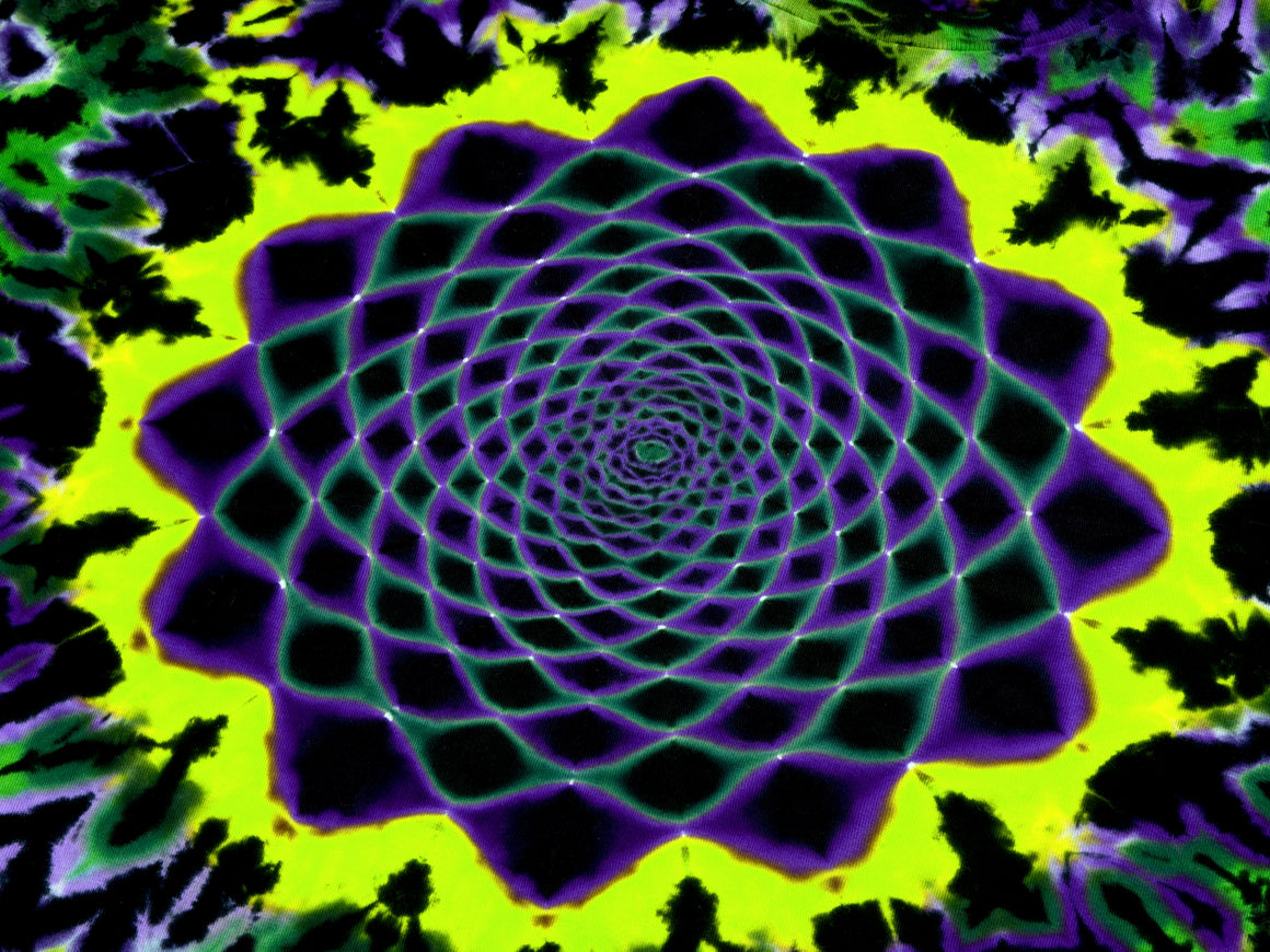 Large Tie Dye T-Shirt - GDP Mandala Combo