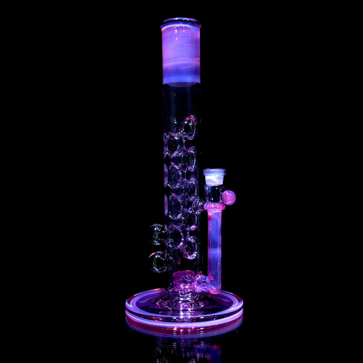 Fully-worked Straight Fab - Karmaline/Purple Amethyst - 14mm Female