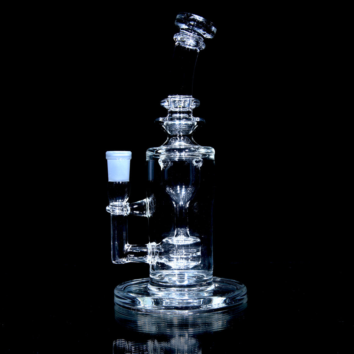 Mini Narrow Can Double-uptake Tornada Recycler - Clear - 14mm Female