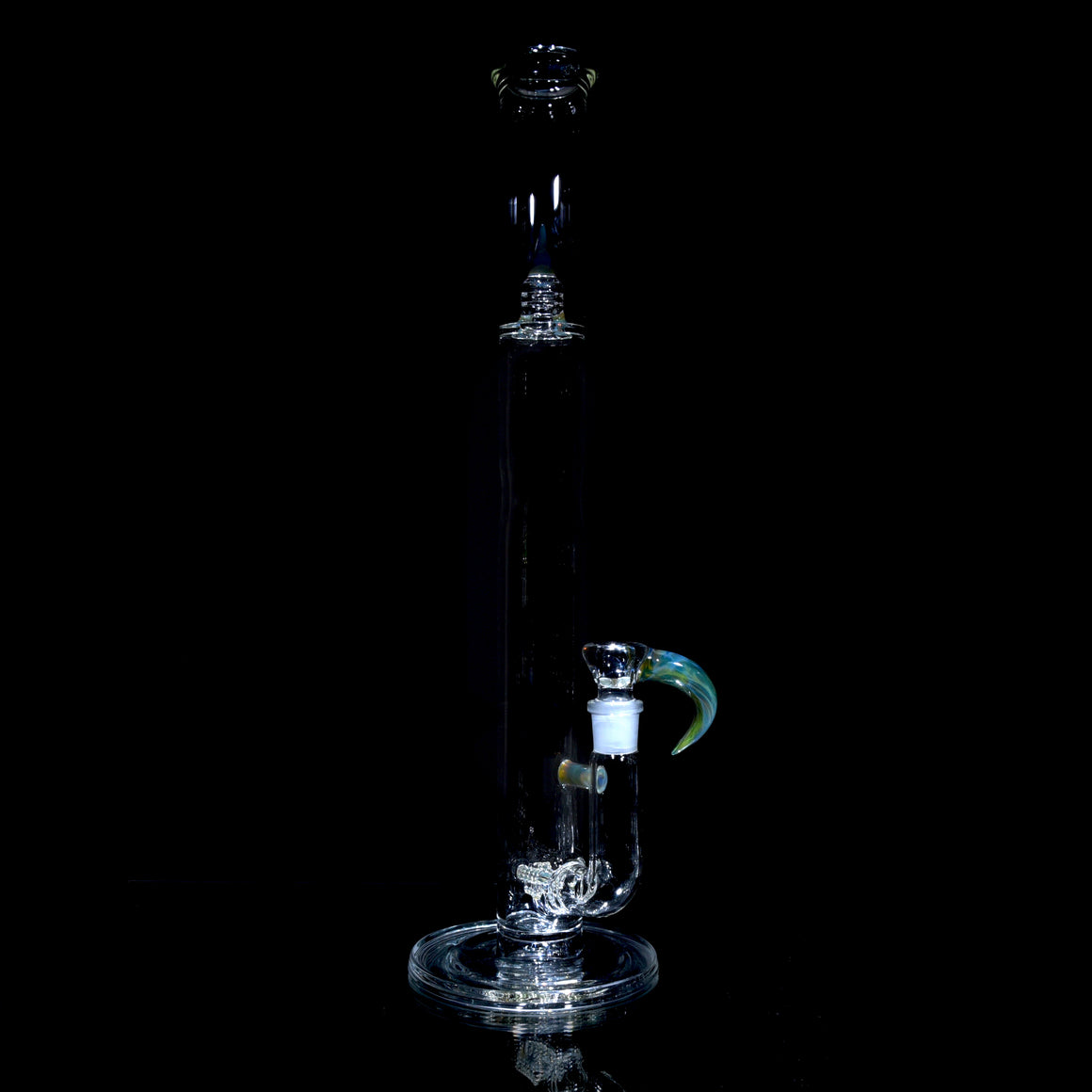 Accented 44mm Triple Stemline Straight Tube w/ 4-hole Horned Slide - Night Drop - 18mm Female
