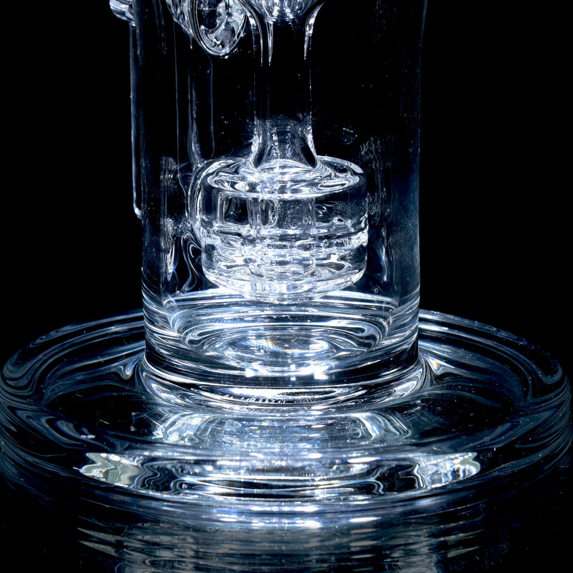 Mini Narrow Can Double-uptake Tornada Recycler - Clear - 14mm Female