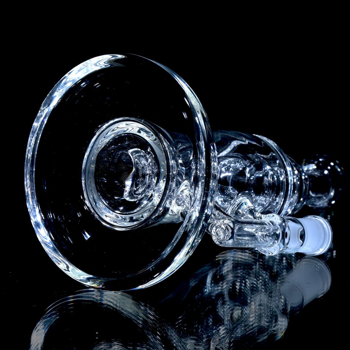 Mini Narrow Can Double-uptake Tornada Recycler - Clear - 14mm Female