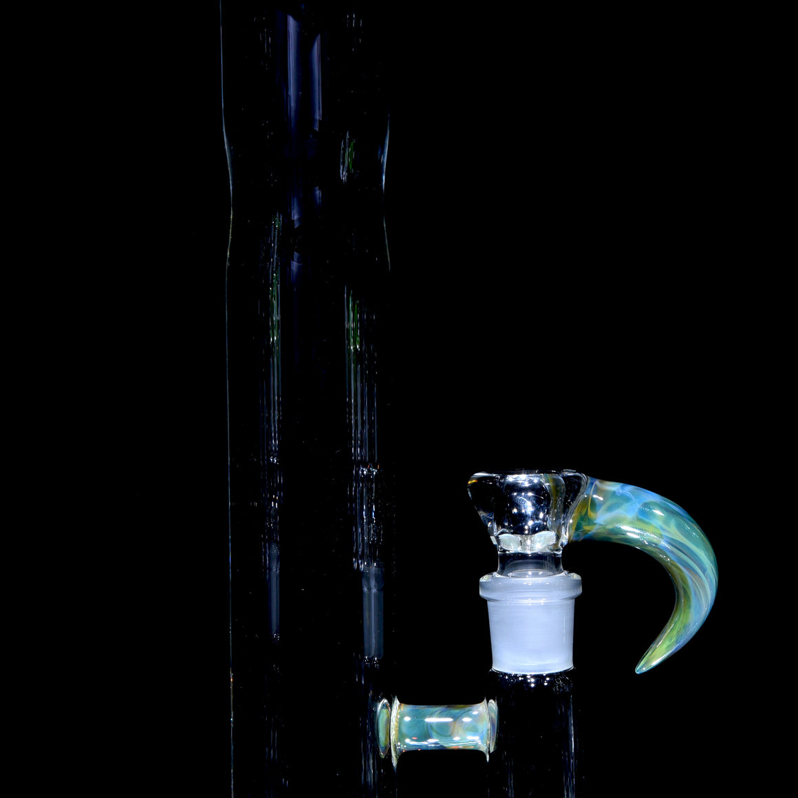 Accented 44mm Triple Stemline Straight Tube w/ 4-hole Horned Slide - Night Drop - 18mm Female