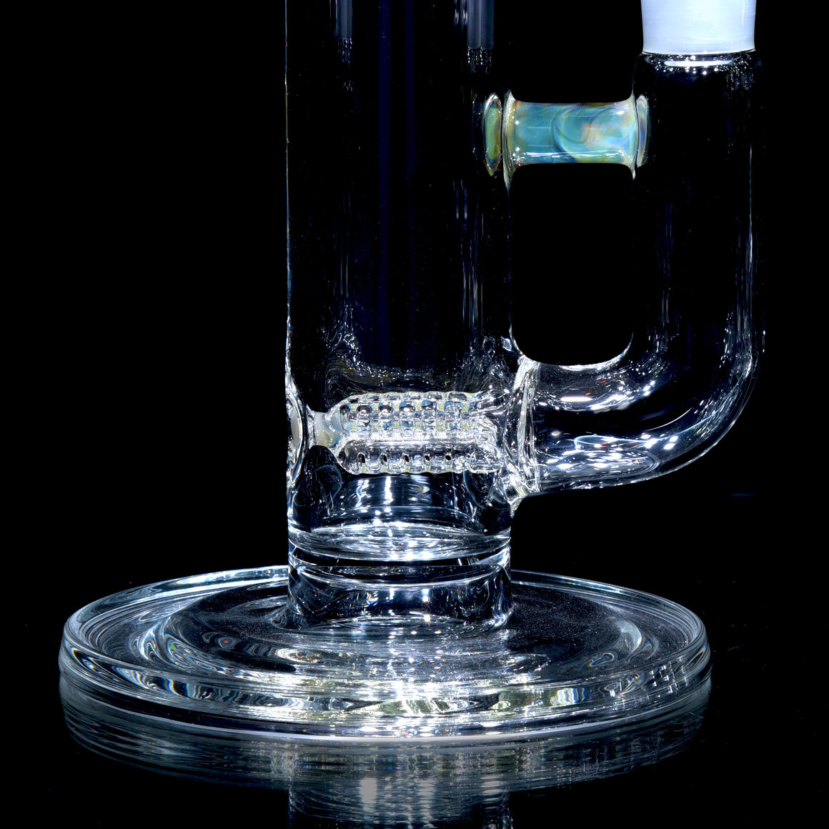 Accented 44mm Triple Stemline Straight Tube w/ 4-hole Horned Slide - Night Drop - 18mm Female