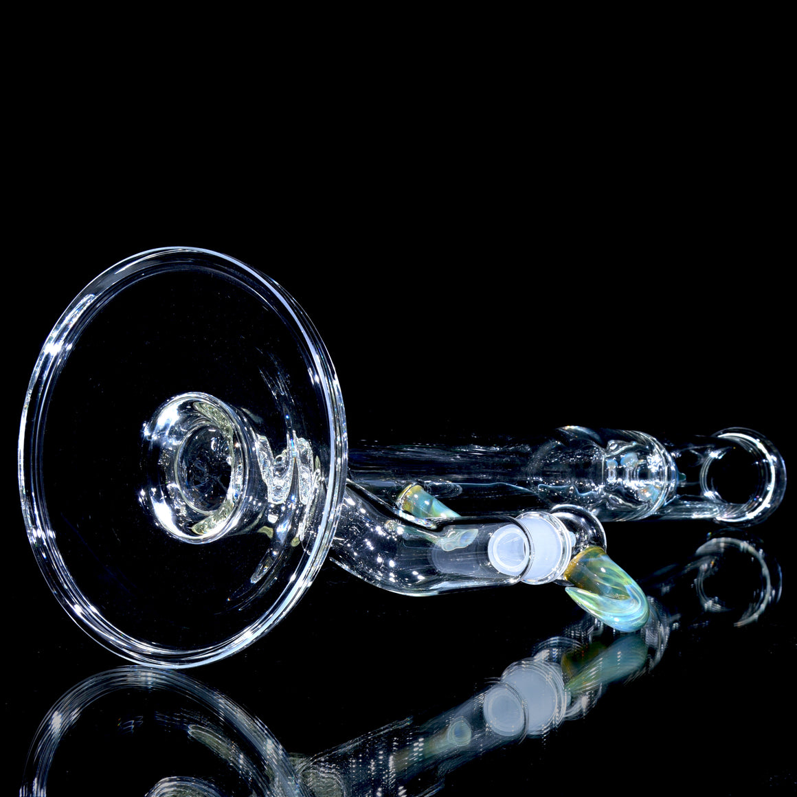 Accented 44mm Triple Stemline Straight Tube w/ 4-hole Horned Slide - Night Drop - 18mm Female