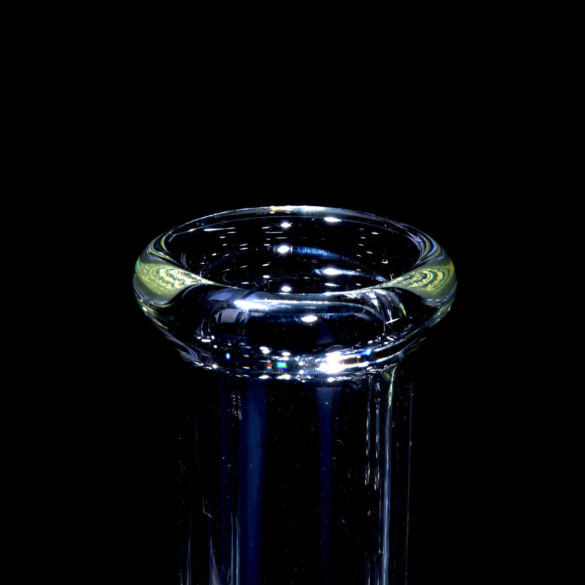 Accented 44mm Grid Cap Straight Tube w/ 4-hole Horned Slide - Chromium - 18mm Female