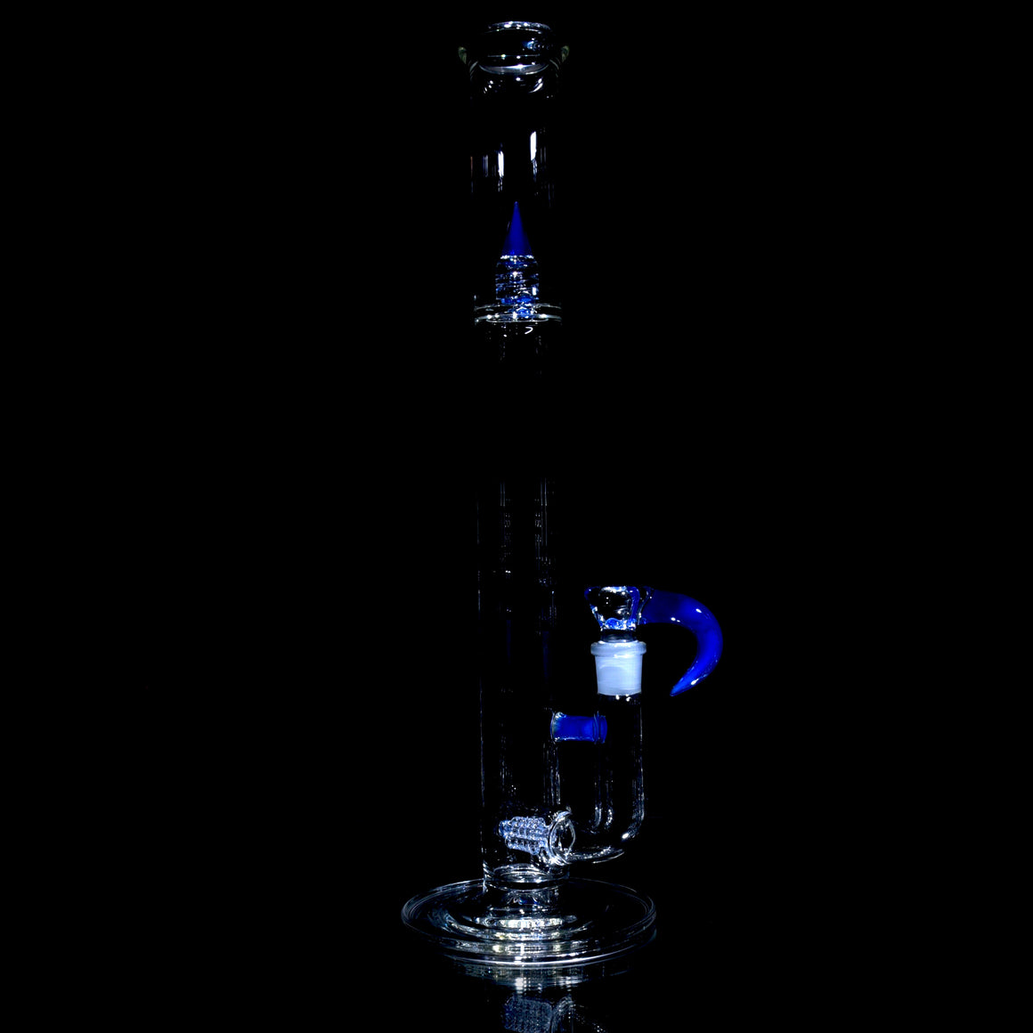 Accented 44mm Upgrid Triple Stemline Straight Tube w/ 4-hole Horned Slide - Mystique - 18mm Female