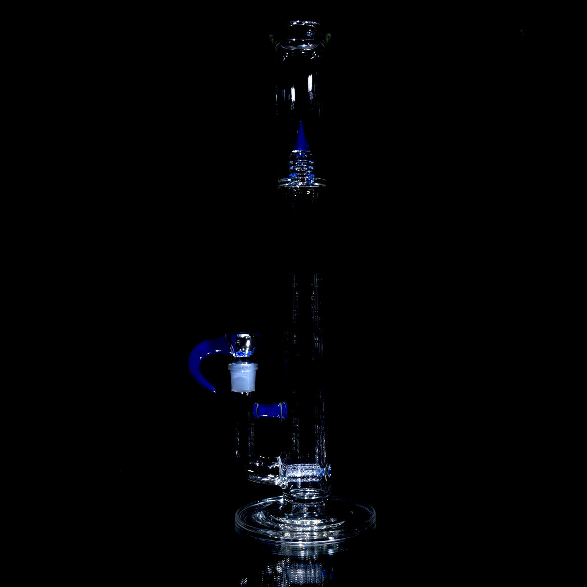 Accented 44mm Upgrid Triple Stemline Straight Tube w/ 4-hole Horned Slide - Mystique - 18mm Female