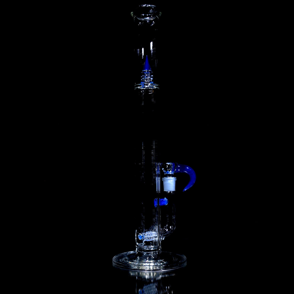 Accented 44mm Upgrid Triple Stemline Straight Tube w/ 4-hole Horned Slide - Mystique - 18mm Female