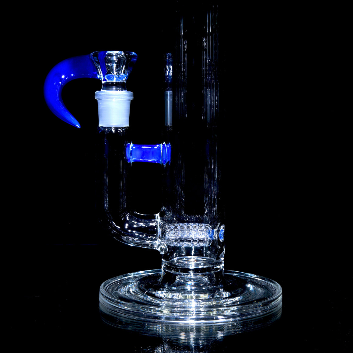 Accented 44mm Upgrid Triple Stemline Straight Tube w/ 4-hole Horned Slide - Mystique - 18mm Female